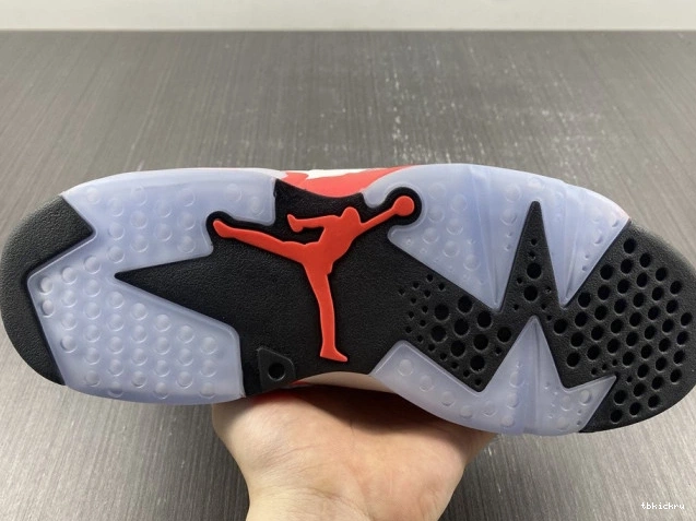 Cheap TBK Infrared Retro Jordan (2014) White 384664-123 6 0709